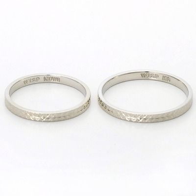 ホワイトゴールドペアリング