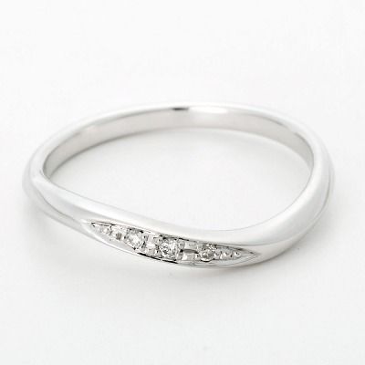 ホワイトゴールドリング