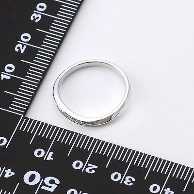 ホワイトゴールドリング