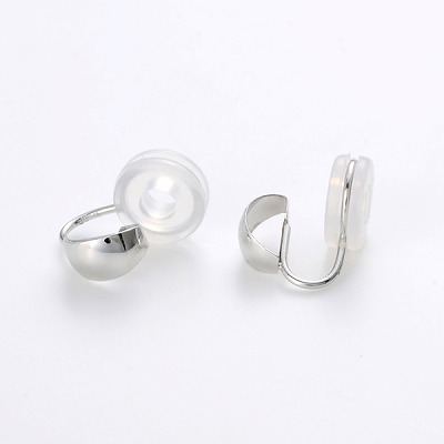 ホワイトゴールドイヤリング