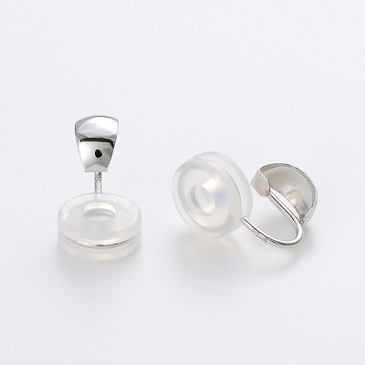 ホワイトゴールドイヤリング