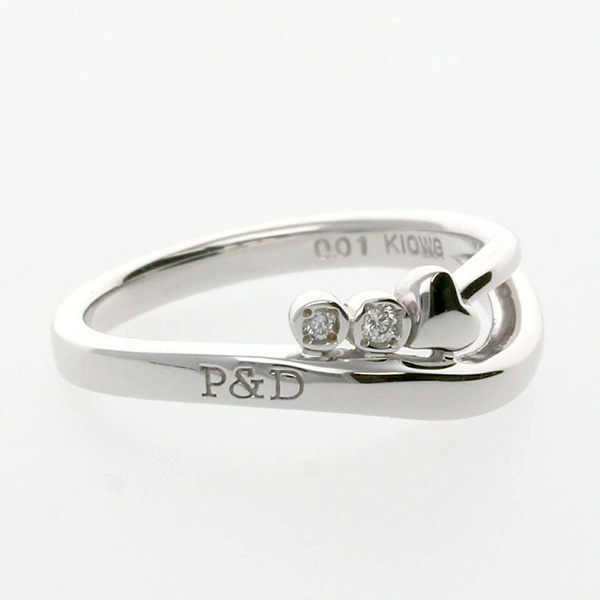 ホワイトゴールドリング