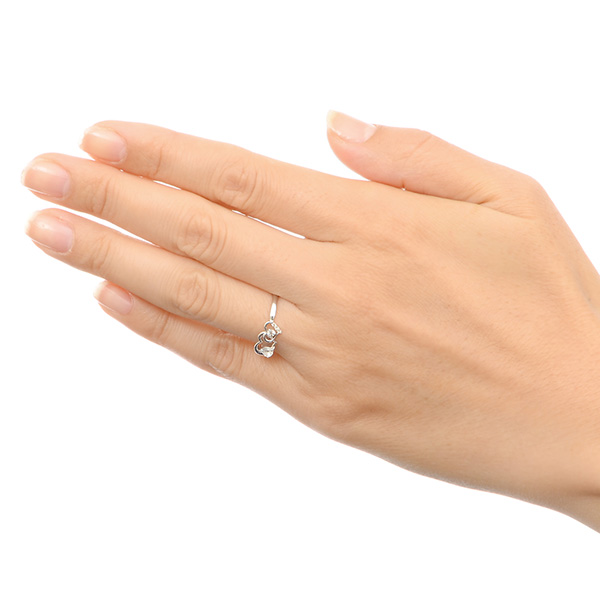 ホワイトゴールドリング