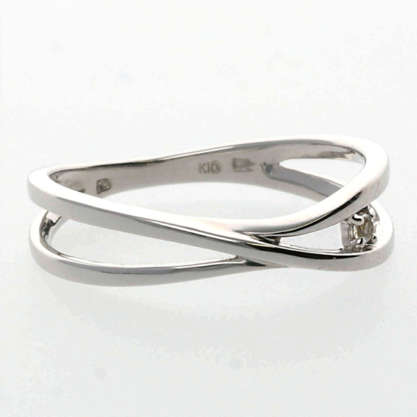 ホワイトゴールドリング