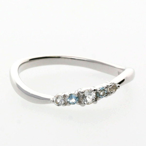 ホワイトゴールドリング