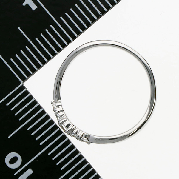 ホワイトゴールドリング