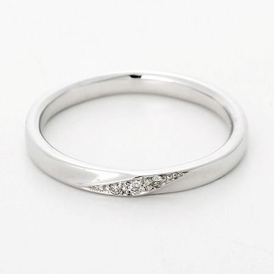 ホワイトゴールドリング