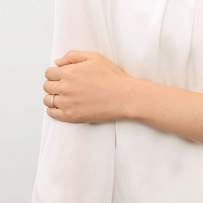 ホワイトゴールドリング