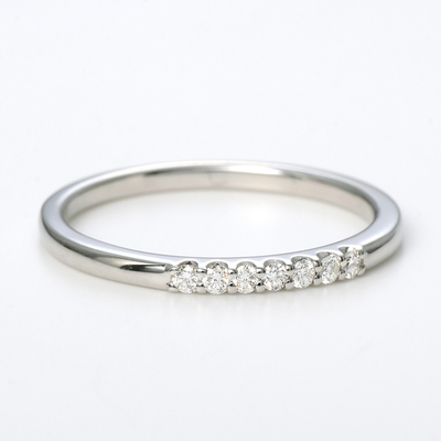ホワイトゴールドリング