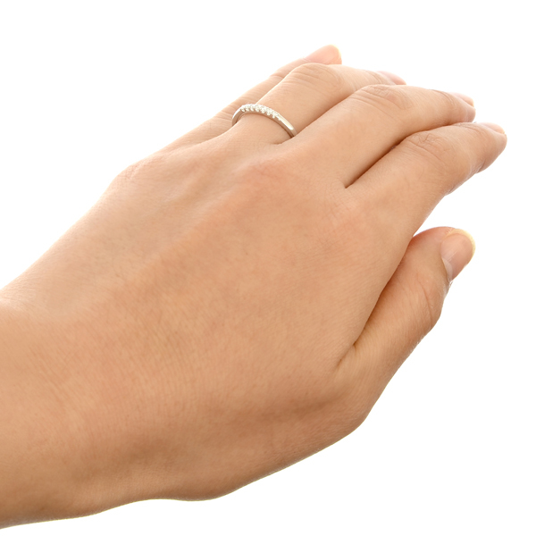 ホワイトゴールドリング