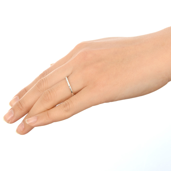 ホワイトゴールドリング