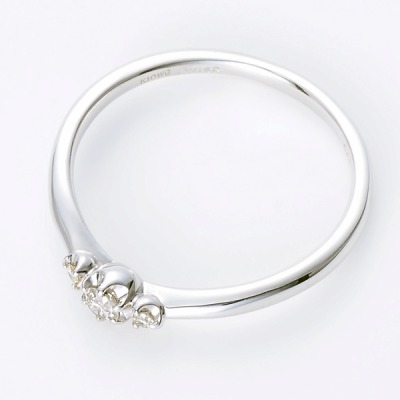 ホワイトゴールドリング