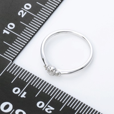 ホワイトゴールドリング