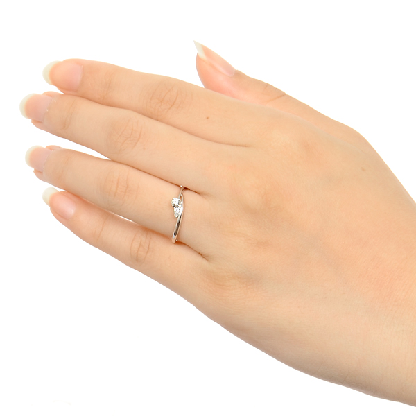 ホワイトゴールドリング