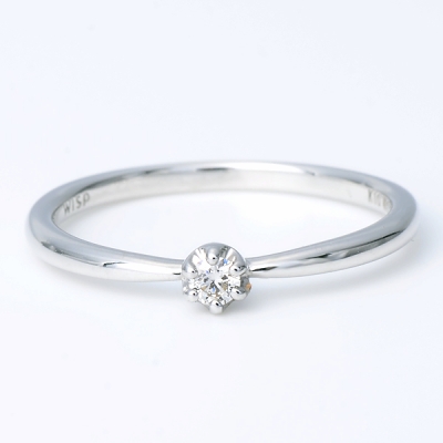 ホワイトゴールドリング