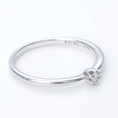 ホワイトゴールドリング