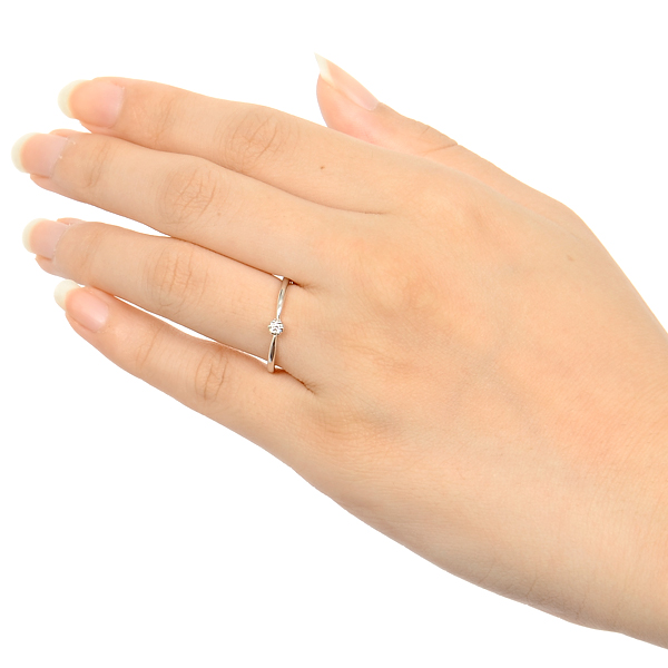 ホワイトゴールドリング