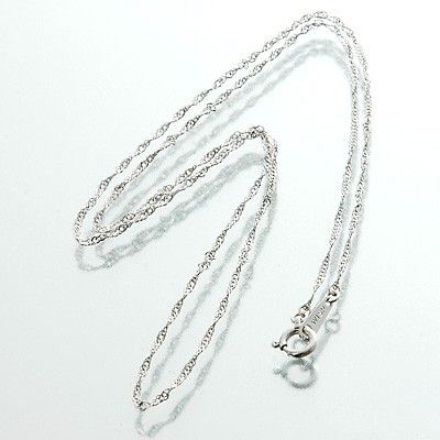 ホワイトゴールドチェーン