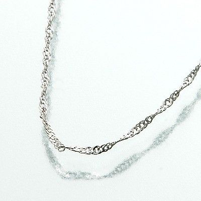 ホワイトゴールドチェーン