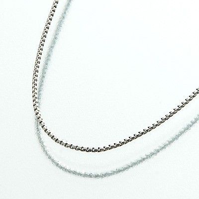 ホワイトゴールドチェーン