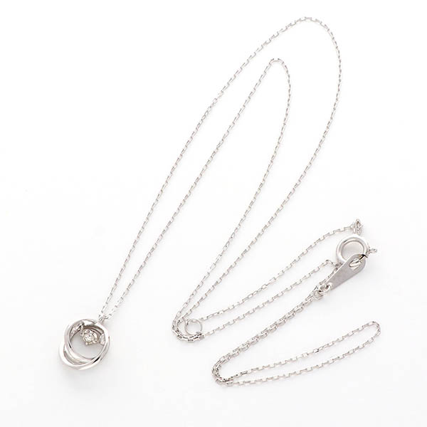 ホワイトゴールドネックレス