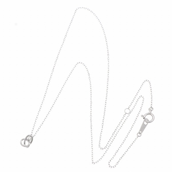 ホワイトゴールドネックレス