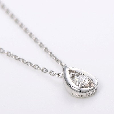 ホワイトゴールドネックレス