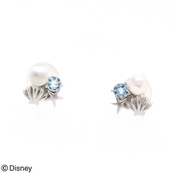 ホワイトゴールドピアス