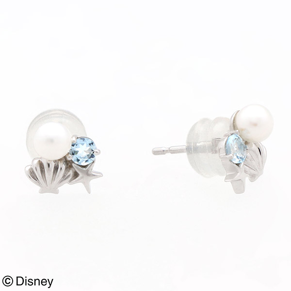 ホワイトゴールドピアス