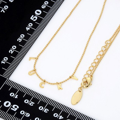 ブラスネックレス