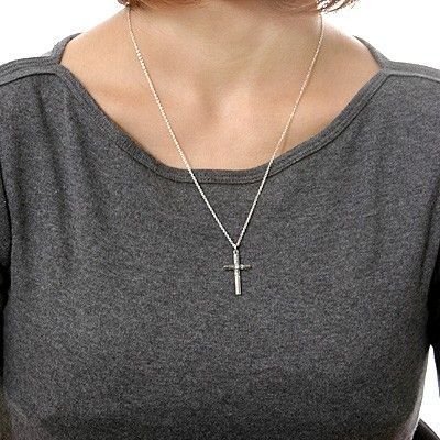 シルバーペアネックレス