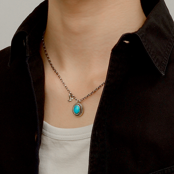 シルバーネックレス