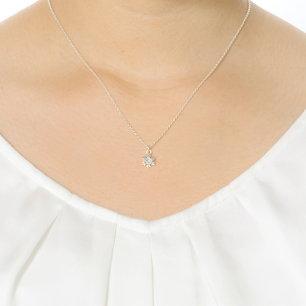 シルバーネックレス