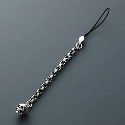 シルバー携帯ストラップ