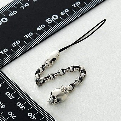 シルバー携帯ストラップ