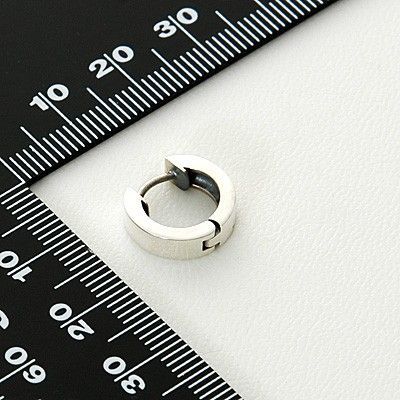 シルバーフープピアス(片耳用)