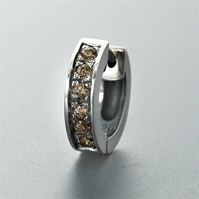 シルバーフープピアス(片耳用)