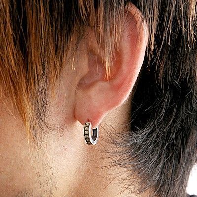 シルバーフープピアス(片耳用)