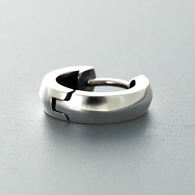 シルバーフープピアス(片耳用)