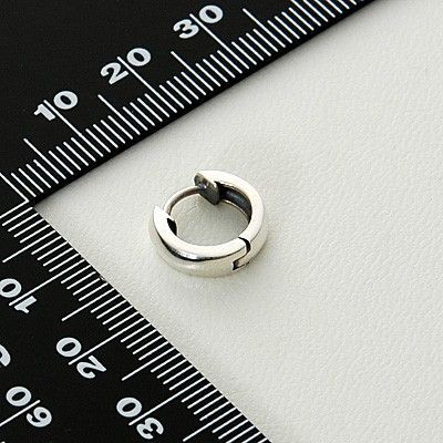 シルバーフープピアス(片耳用)