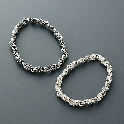 シルバーペアブレスレット