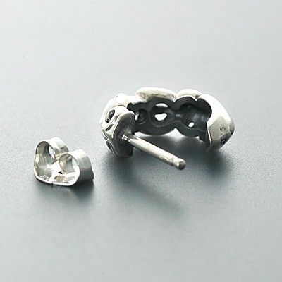 シルバーフープピアス(片耳用)