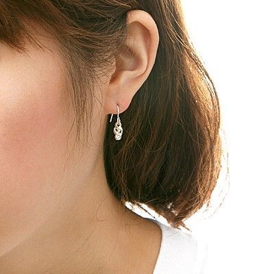 シルバーフックピアス