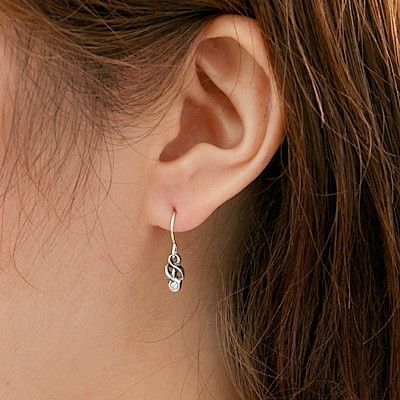 シルバーフックピアス