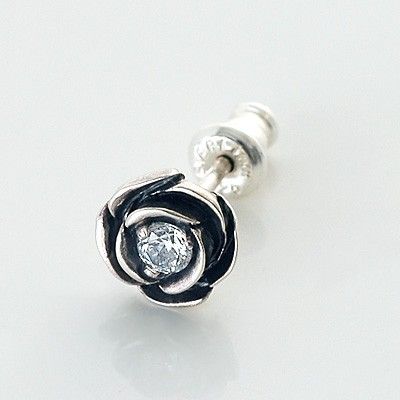 シルバースタッドピアス(片耳用)