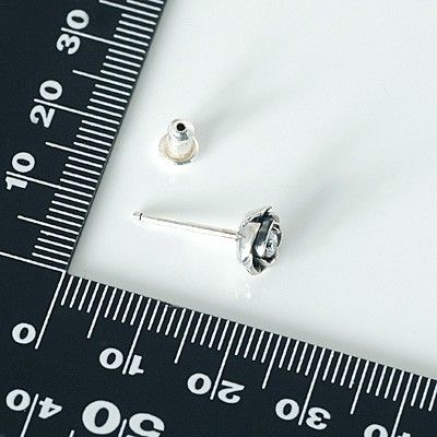 シルバースタッドピアス(片耳用)