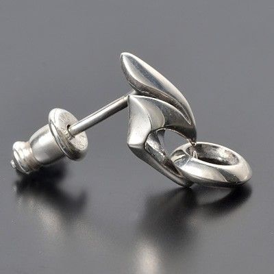 シルバースタッドピアス(片耳用)