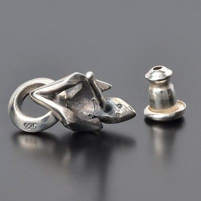 シルバースタッドピアス(片耳用)