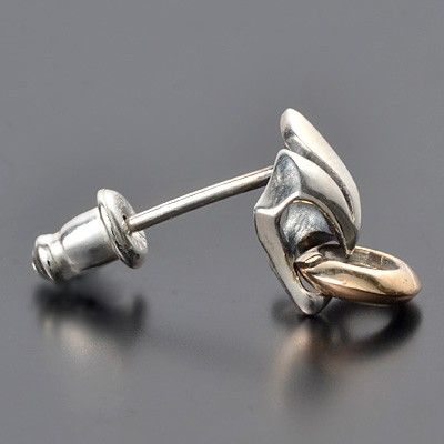シルバースタッドピアス(片耳用)