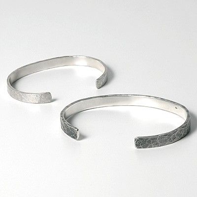 シルバーペアバングル